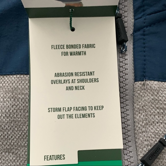 NWTOrvis XL, XXL Bonded mesh full zip jacket size Grey and Blue - Picture 7 of 16